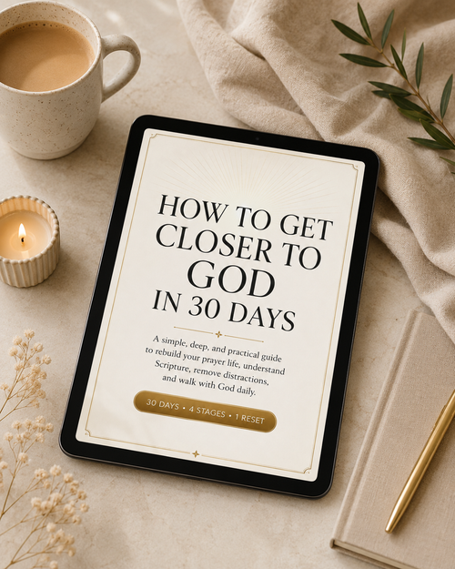 How to Get Closer to God in 30 Days
